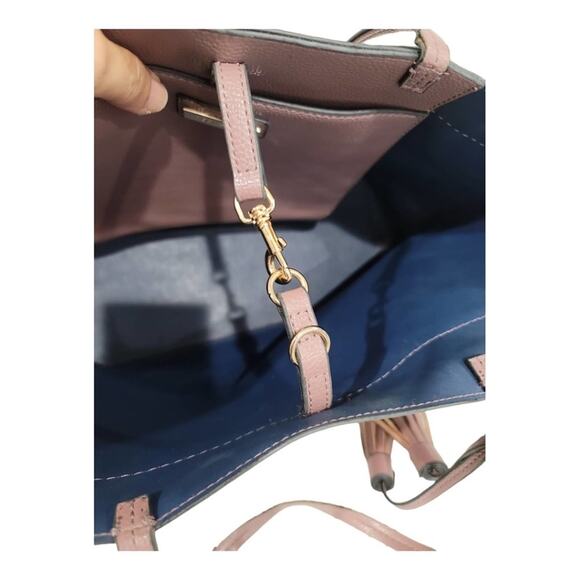 Tory Burch McGraw Pebbled Leather Tote - Picture 11 of 13